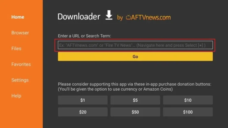 Step 4: Click input box