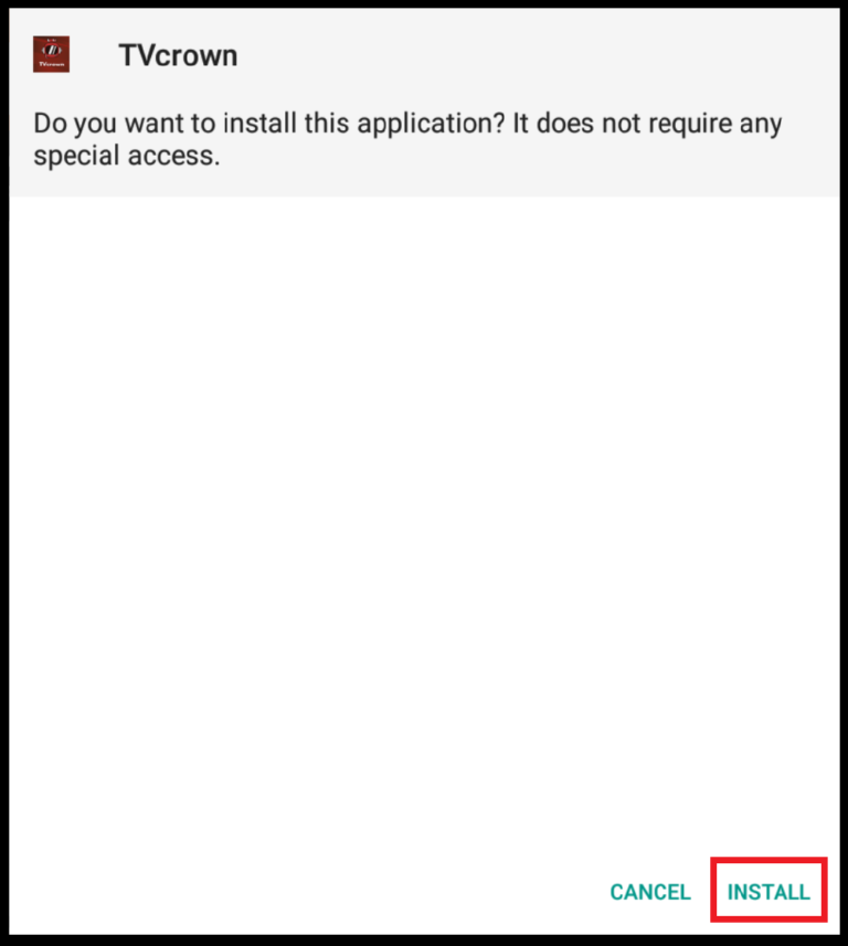 Step 6: Click Install