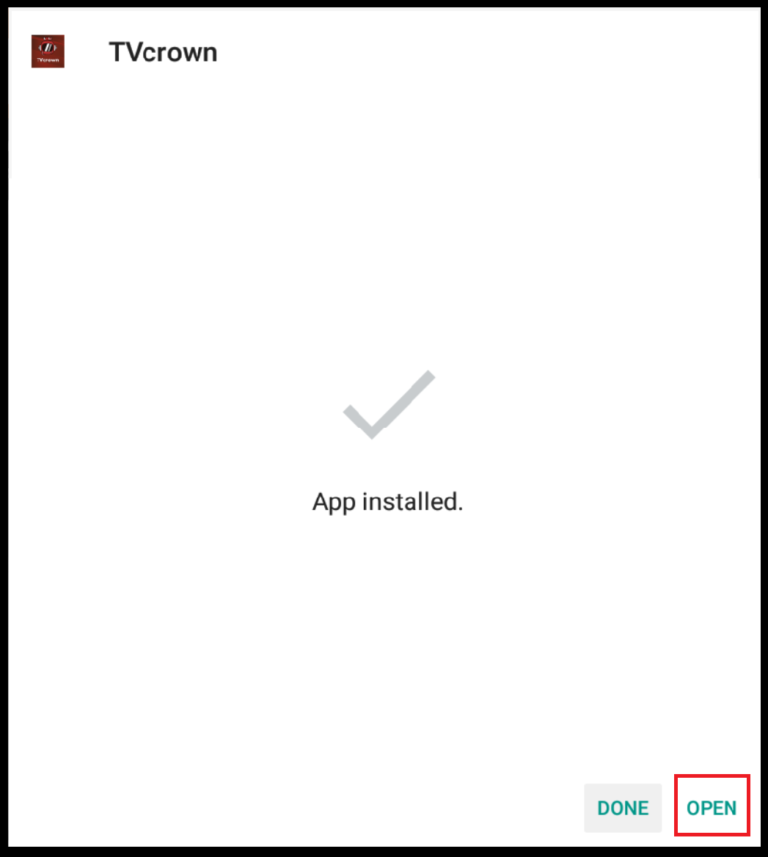 Step 7: Open app